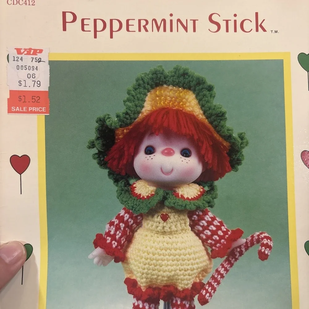 Vintage Dumpling‎ Designs Lollipop Lane Crochet Doll Patterns Full Set Of 12